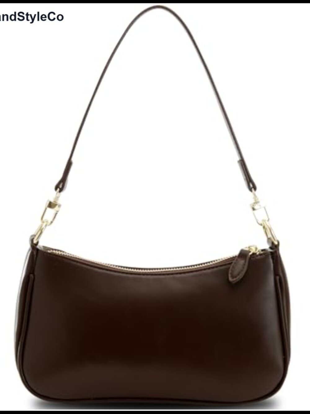Vegan Leather Crescent Hobo Shoulder Bag Crossbody Purse for Women